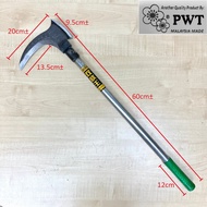 Pemegang Panjang Gi Pipe Sabit Rumput / Long Handle Double Cutter Grass Sickle / Multifunctional Har