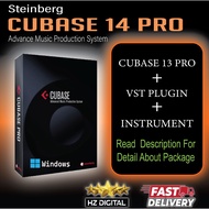 Steinberg Cubase 14 Pro Latest for 2025 DAW Music Production for Windows with VST & Instruments Plug