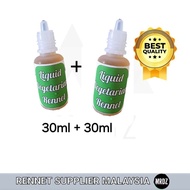 2x 30ml Vegetarian Rennet for cheese Mozzarella