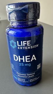 Life Extension DHEA 25mg Dietary Supplement 100 Vegetarian Tablets