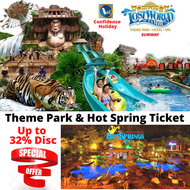 Lost World Of Tambun Theme Park and Hot Spring Ticket in Ipoh Offer 32%-40% Ready Stock