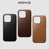 美國NOMAD 嚴選Classic皮革保護殼-iPhone 15 Pro (6.1)褐色