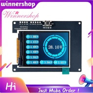 For Li-Ion/for LiFePO4/LTO Battery 8S Battery Voltage Acquisition Display Single String Voltage, Tot