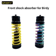 Litepro Front Damping Shock Absorber For Birdy Titanium Axle Folding Bike Damping Spring Adjustable Bicycle Parts