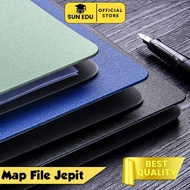 "New" Sun Edu 2-Sided Paper Folder A4 A3 Clipboard with Cover Map Folder Document File Stationery Bo