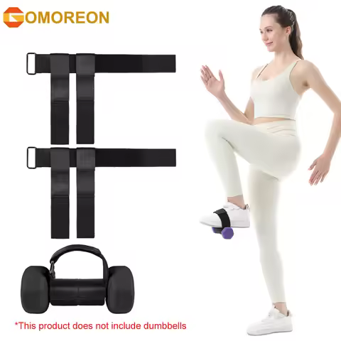 1Pair Dumbbell Foot Attachments Feet Weight Lifting Adjustable Ankle Straps Leg Lifting Weight Holde