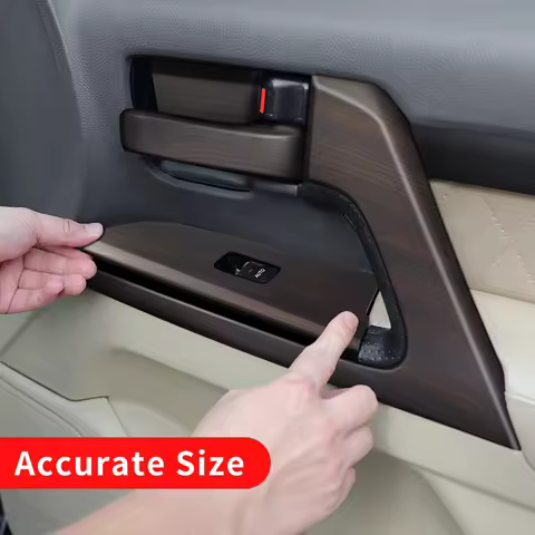 Wood Texture Car Door Decoration Iaminated Board for 2008-2021 Toyota Land Cruiser 200 LC200 Fj200 I