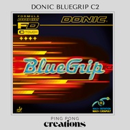(100% Authentic) Donic Bluegrip C2 Sticky-Elastic Table Tennis Rubber Getah Ping Pong