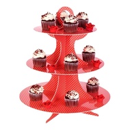 Polka Dot Cake Stand 3-Tier Cupcake Stand Decorative Cake Stand/ Birthday Cake Stand/