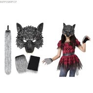 HSV Halloween Wolf Costume Wolf  Wolf Tail Gloves Animal Costume Accessories
