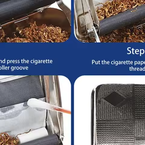 Cigarette Rolling Machine Box Case Automatic 70 MM Rolling Paper Tobacco Roller Rolling Machine Ciga