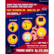 Paket Recording BM-8000 Full Set Siap Pakai Cocok Untuk Live