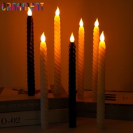 For Christmas Wedding Birthday Party / Electronic Votive Led Lamp / Battery Operated Fake Flickering Candlesticks Electric Long Candles / LED Flameless Taper Candles Lights /