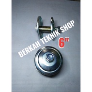 6" BRACKET WHEEL MOUNT BOSS KIT bosskit 6 in BRACKET trolley wheel mount