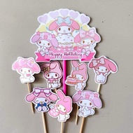 MY MELODY TOPPER / (LA-001) MELODY CAKE TOPPER / MY MELODY CAKE TOPPER / MY MELODY CAKE DECORATION /