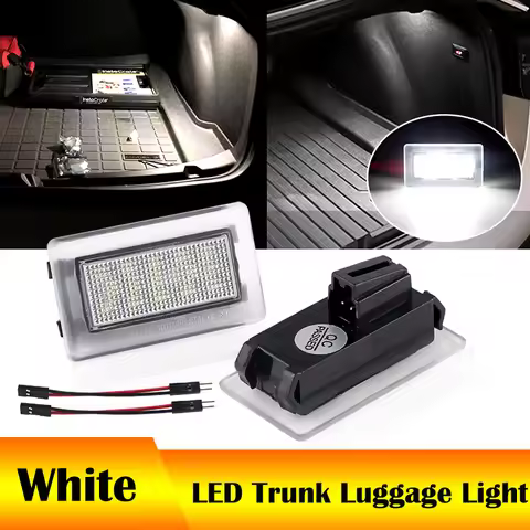 2Pcs OEM# 100715190E/1007151 90 E LED Interior Trunk Luggage Door Courtesy Footwell Light For Tesla 