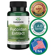 NEW Real Fucoidan 500mg Max Strength Formula Cellular Health Neuroprotection Anti-Cancer Swanson