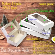 [Contents 10] WHITE Brownies Box Size 17x10.5x5 25x12.5x5 30x12.5x5 35x15x5 DUPLEX WHITE White Bolen