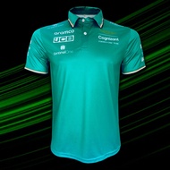 Polo Shirt F1 Formula One Aston Martin Team FM0080 Size S-5XL