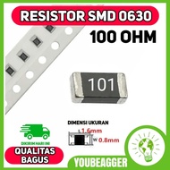 Resistor smd 100 ohm 101 type 0603