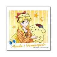 Ensky - 美少女戰士 Sailormoon x Sanrio 日版 文具 睡衣派對 即影即有 造型 方形 迷你 裝飾 貼紙 Sticker 2023年款 (愛野美奈子 x Pompompurin