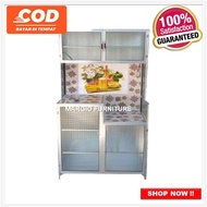 Rak Piring Alumunium Keramik 2 Pintu Termurah Terlaris Pekalongan Pemalang Batang Tegal Brebes Bumia