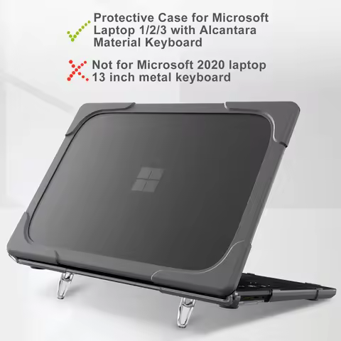 Bracket Stand Case For Microsoft Surface Laptop 2 3 4 5 13.5" Alcantara Keyboard 1769 1867 1958 1950
