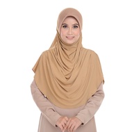 Habibi Noura Tudung Fateema (Brown)