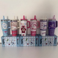 Cartoon Series30o'z40oz Second Generation Car Cup Large Capacity Ice Cup with Straw Handle o4.6