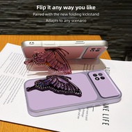 Fashion Glitter Butterfly Bracket Bracelet Phone Case for OPPO A94 F19 Pro Reno 5F 5 Lite A8 A31 A97