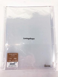 Map L ukuran A4 3 pocket  Map L A4 2 sekat Clear Sleeves 3 Pocket
