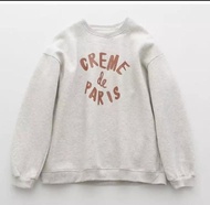 CREME de PARIS Oversize Oblong Sweater Wanita Terbaru