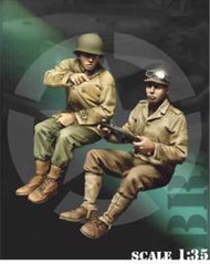 【預訂】1/35 二戰美軍士兵2人 樹酯人型  A012