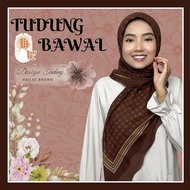 Hailee brown - Neutral Daily Tudung Bawal Bidang 45 Cotton Voile
