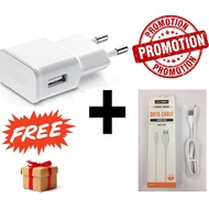 【 FREE GIFT】 SUNPIN Micro Cable+USB Wall Adapter Charger 2 Pin EU Plug