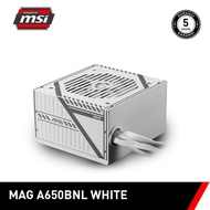 MSI MAG A650BNL White 650W - Power Supply 650 Watt 80+ Bronze