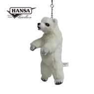 Hansa擬真動物玩偶 Hansa 7171 北極熊鑰匙圈