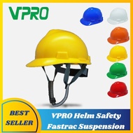 VPRO SAFETY HELMET FASTRAC SUSPENSION STANDARD SNI - Vgard Safety Helmet Vpro Fastrcak brand + chin 