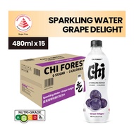 Chi Forest Genki Forest Grape Delight Soda Sparkling Water Drink 0 Sugar 15 Bottles