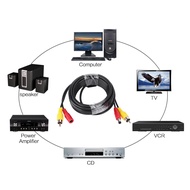 1buycart1 Extension Cable AV Audio Video Power Wire Analog Cameras and HD Camera Cables Monitoring (