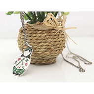 Antique Ancient Russian Doll Pendant Necklace