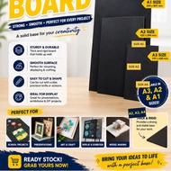 KAD KERAS / BLACK MOUNTING BOARD  A4