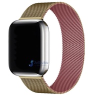 สายลูปแม่เหล็กสำหรับนาฬิกา Apple อัลตร้า9 8 7 6 5 4สาย49มม. 44มม. 40มม. 45มม. 41มม. 42มม. 38มม. สร้อยข้อมือเหล็กสแตนเลสเข้ากันได้กับ I Watch Series 3 2 1 Ultra 2 SE อุปกรณ์เสริม