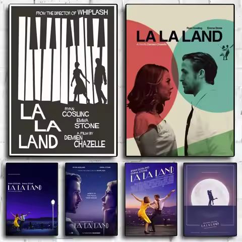 La La Land Poster No Framed Poster Canvas Painting Poster Vintage Poster Wall Art Painting Bedroom S