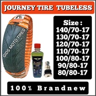 Journey Tire Size 17 Tubeless 140/70-17-130/70-17-120/70-17-110/70-17-100/80-17-90/80-17