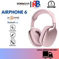 SonicGear AirPhone 6 Rechargeable Bluetooth Headphones With Mic Up to 10 Hours Play Time