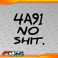 Sticker Cutting engine 4A91 no shit
