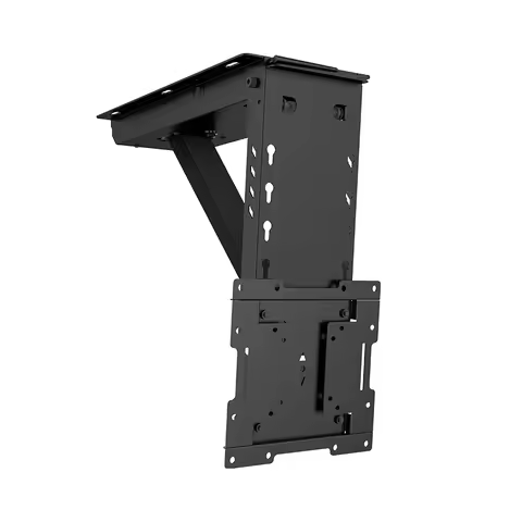80KG Concealed Electric Pull down Flip up TV Lift Stand 32-85inch Ceiling TV Mounts & Carts