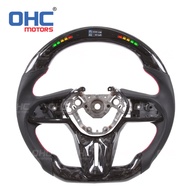 Suitable for Nissan GTR Assembly NISMO Forged Pattern Carbon Fiber LED Car Steering Wheel
