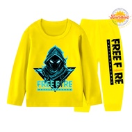 Piyama anak laki-laki viral baju tidur lengan panjang motif SHADOW FREEFIRE usia 1-10 tahun